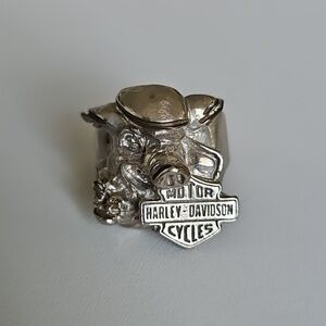 Harley-Davidson Silver Hog Vintage Ring